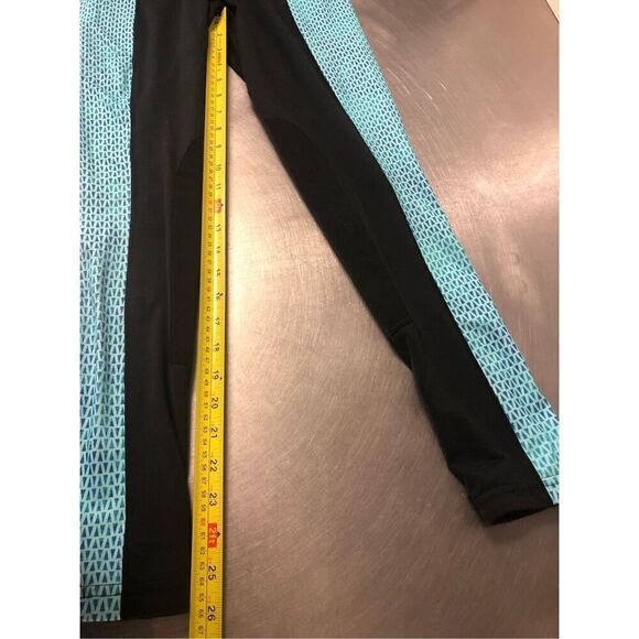 Kerrits Juniors Black and Blue Workout Activewear Horseback Riding Pants Size M - Picture 8 of 9